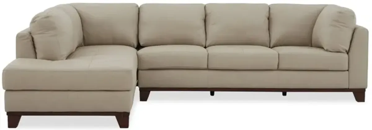 Kuka Home Branford 2 Piece Left Chaise Sectional