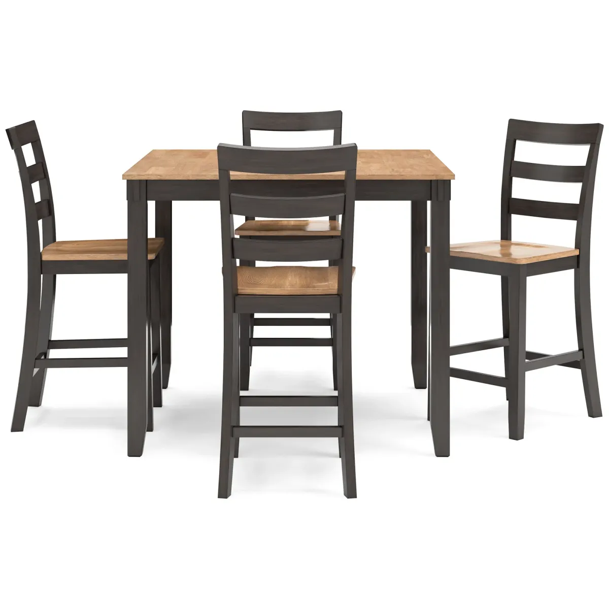 Ashley Furniture Gesthaven 5 Piece Square Counter Dining Set