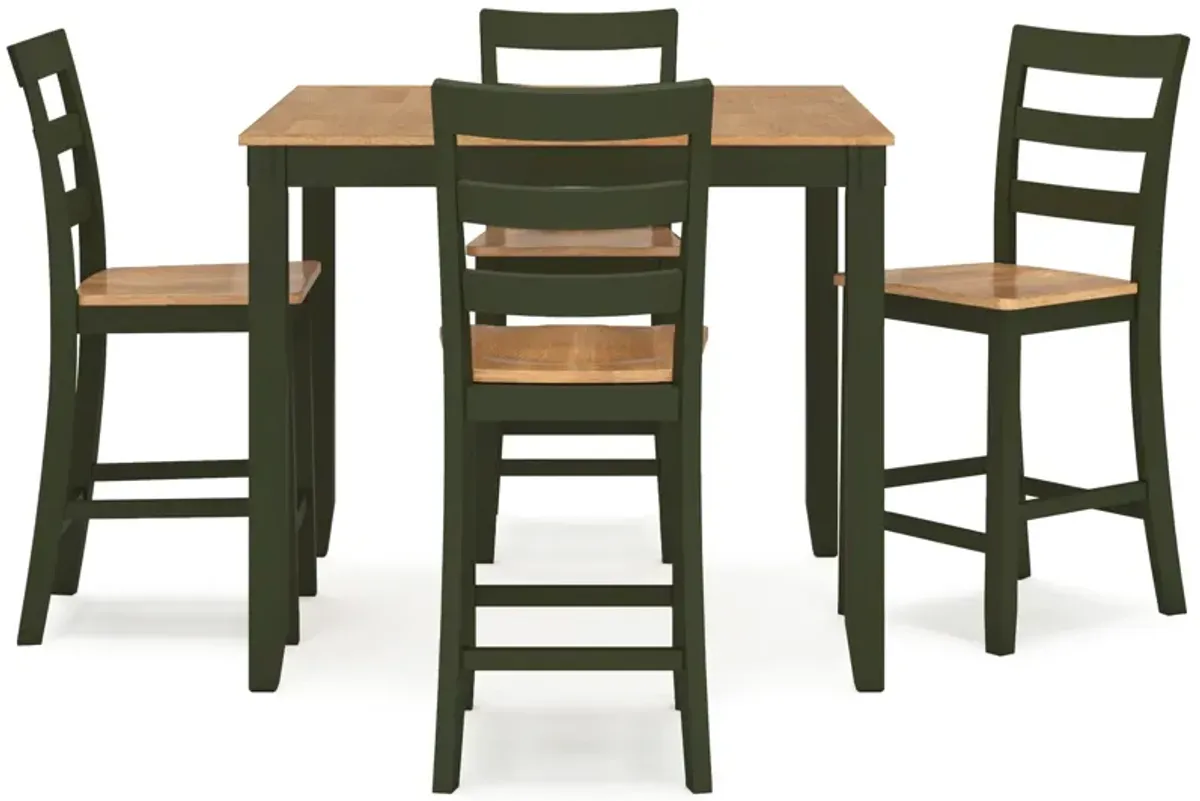 Ashley Furniture Gesthaven 5 Piece Square Counter Dining Set