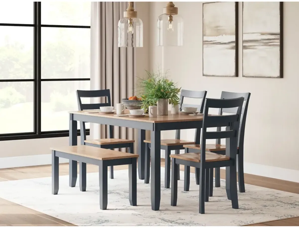 Ashley Furniture Gesthaven 6 Piece Rectangular Dining Set