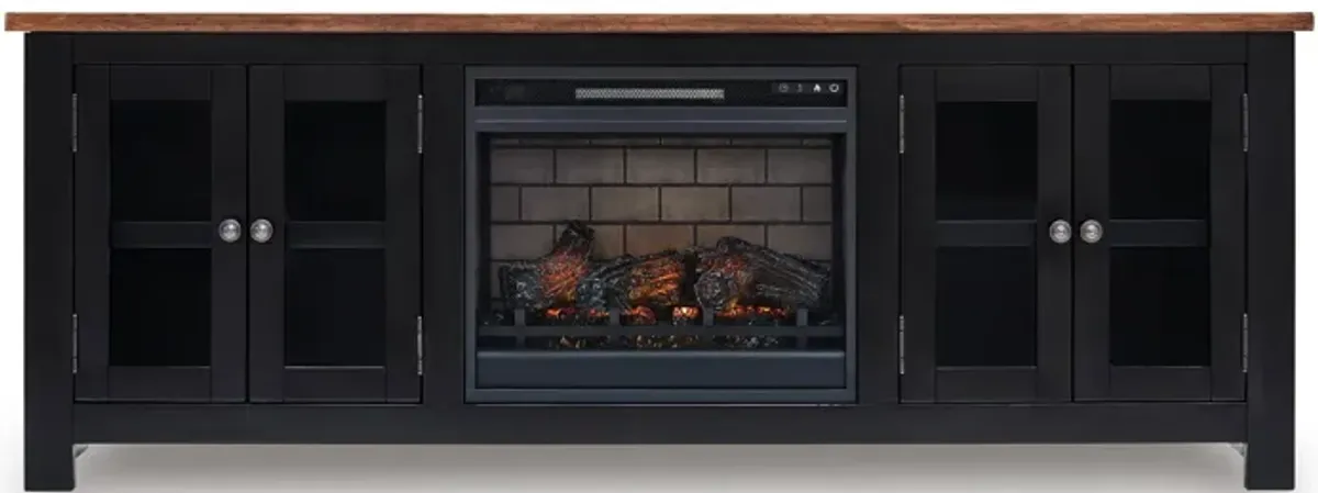 Granger White 54” Fireplace Console by Slumberland Furniture