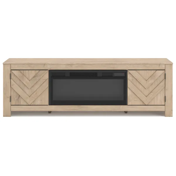 Ashley Furniture Cayboni 71 Inch Fireplace TV Stand