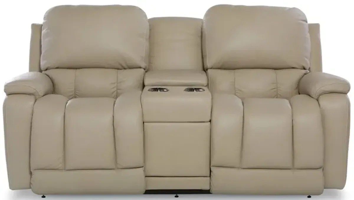 La-Z-Boy Greyson Tri-Power Reclining Console Loveseat
