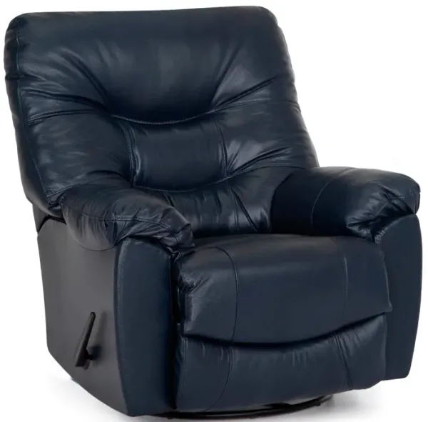 Franklin Yogi Leather Swivel Recliner