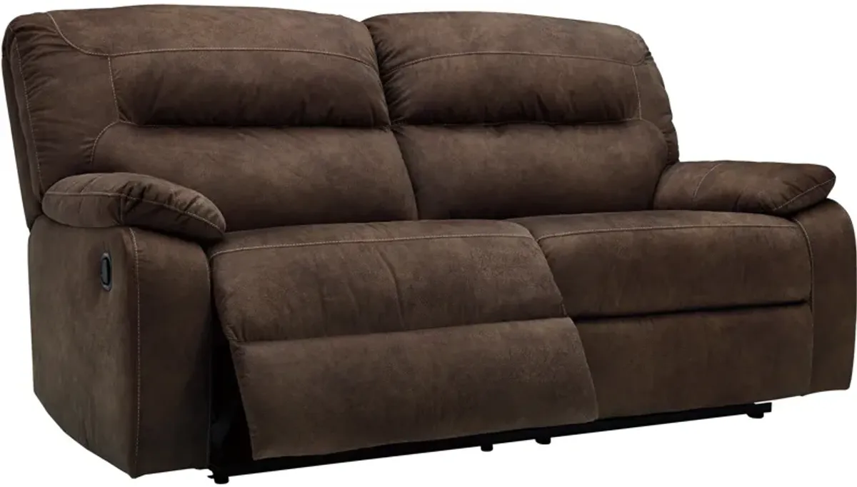 Ashley Furniture | Bolzano Reclining Sofa | Coffee