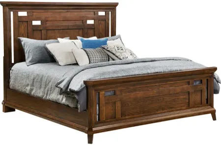 Acorn Hill Brown King Bed
