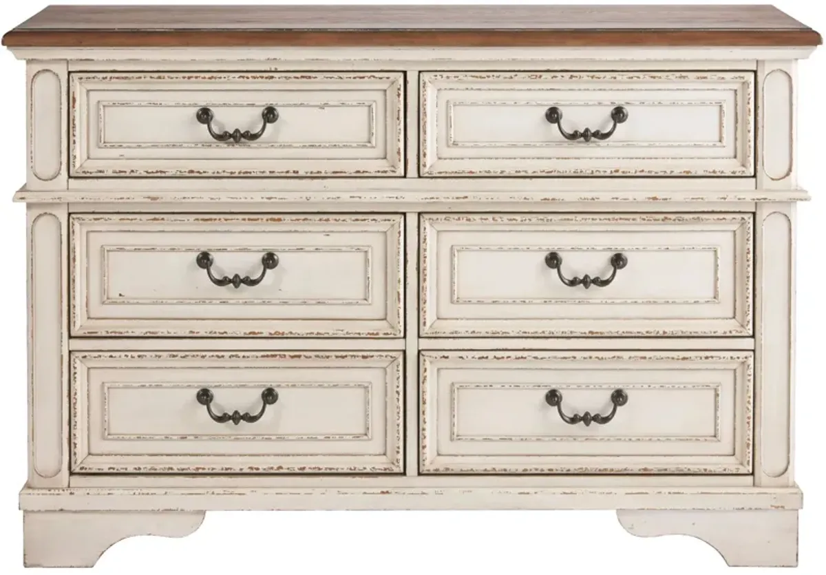 Ashley Furniture | Realyn Dresser | Chipped White