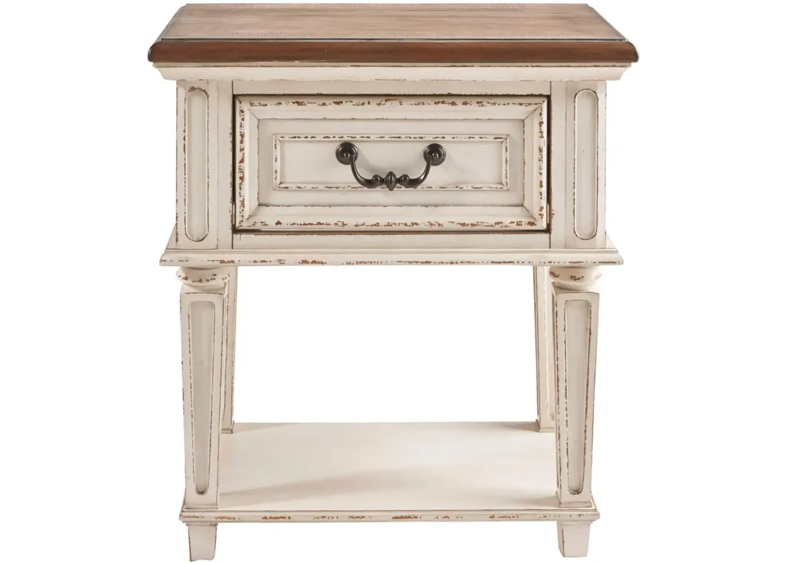 Ashley Furniture | Realyn Nightstand | Chipped White