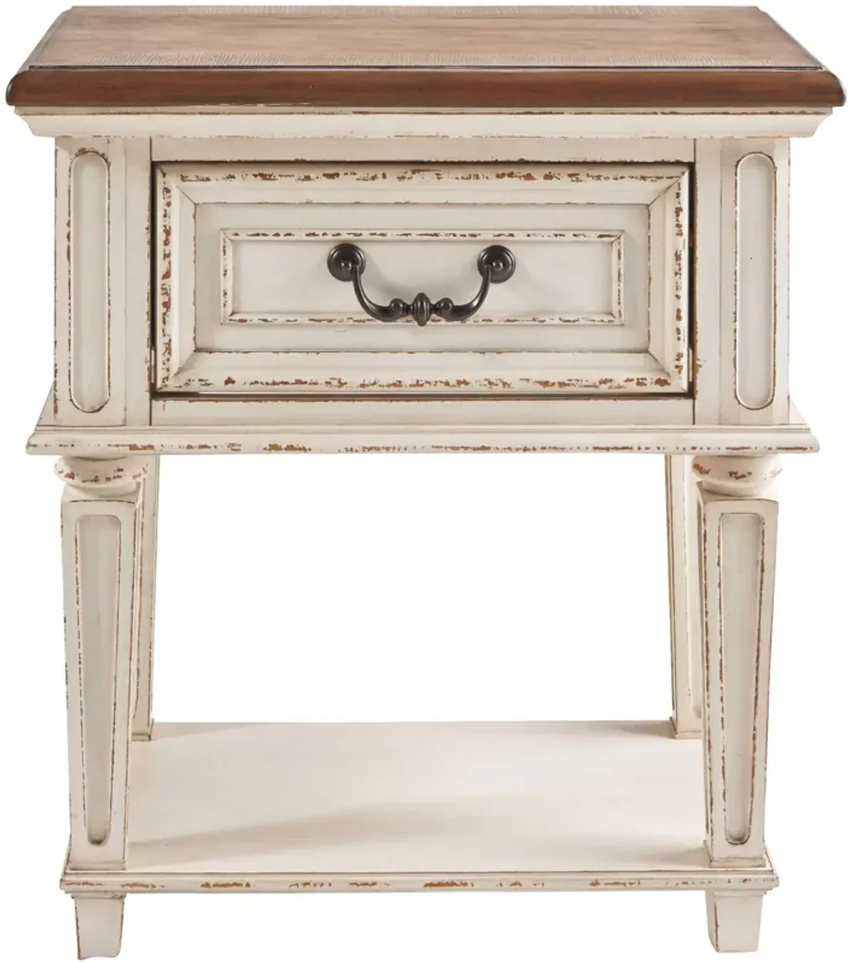 Ashley Furniture | Realyn Nightstand | Chipped White