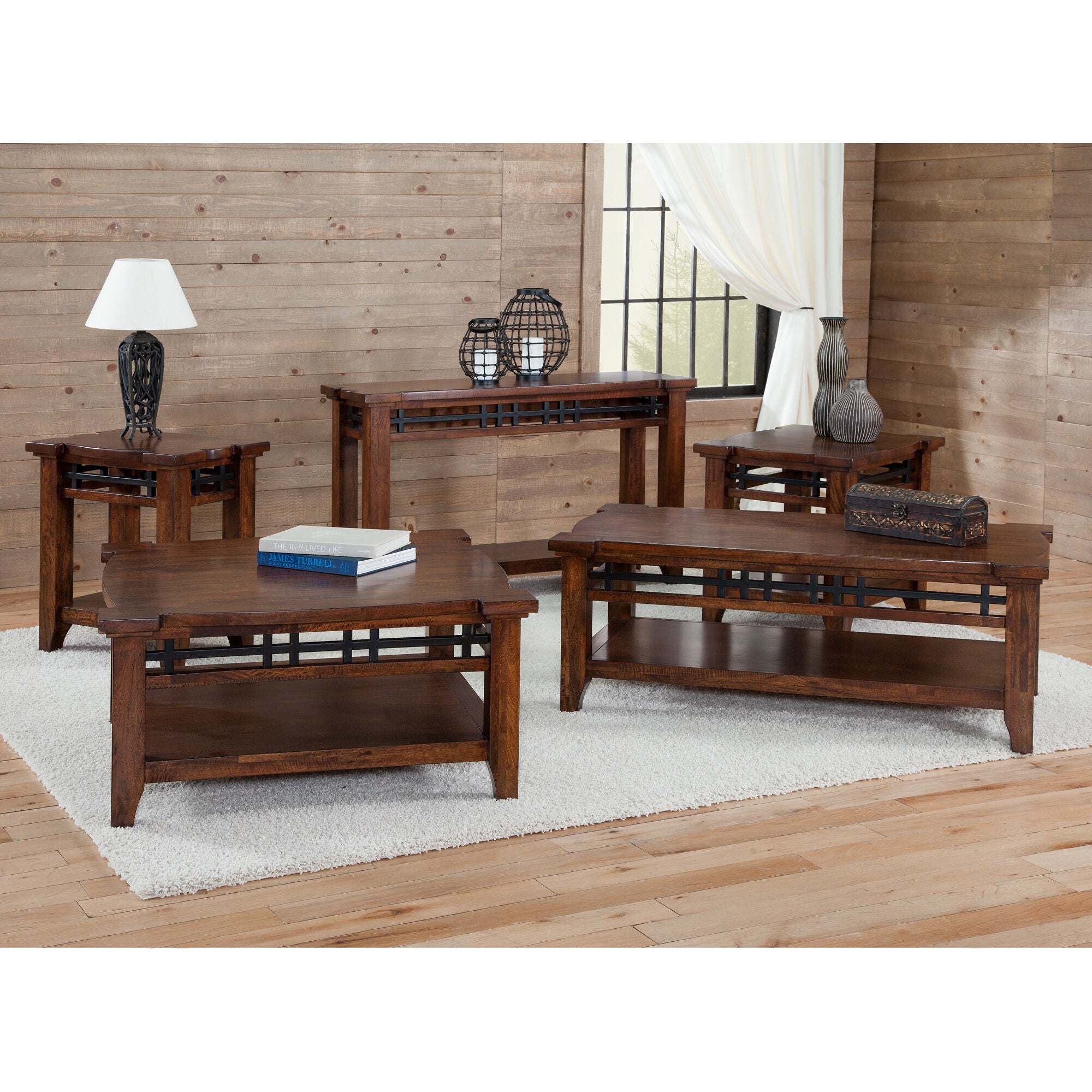 Napa Furniture | Whistler Retreat Chairside Table | Dark Walnut