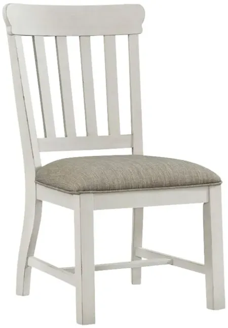 Drake White Side Chair 
