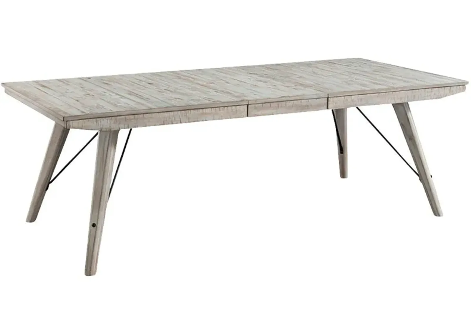 | Modern Rustic Dining Table | Weathered White