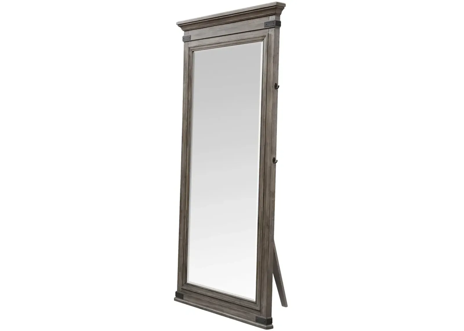 | Forge Floor Mirror | Brushed Steel