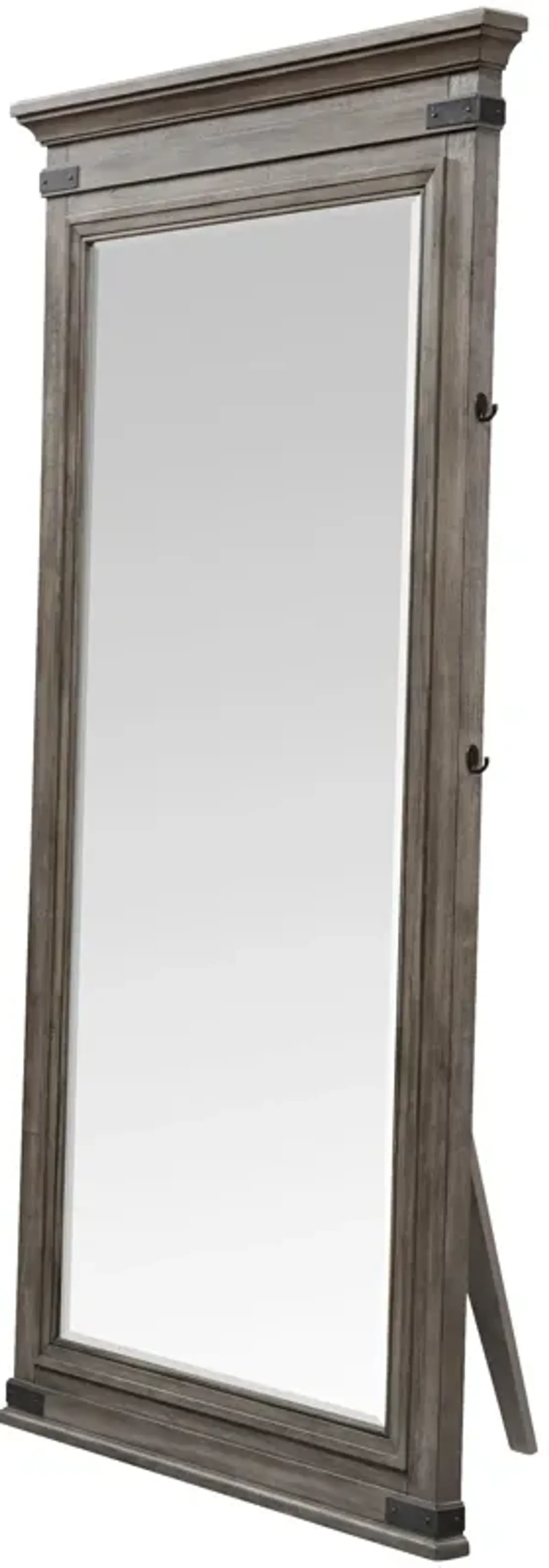 | Forge Floor Mirror | Brushed Steel