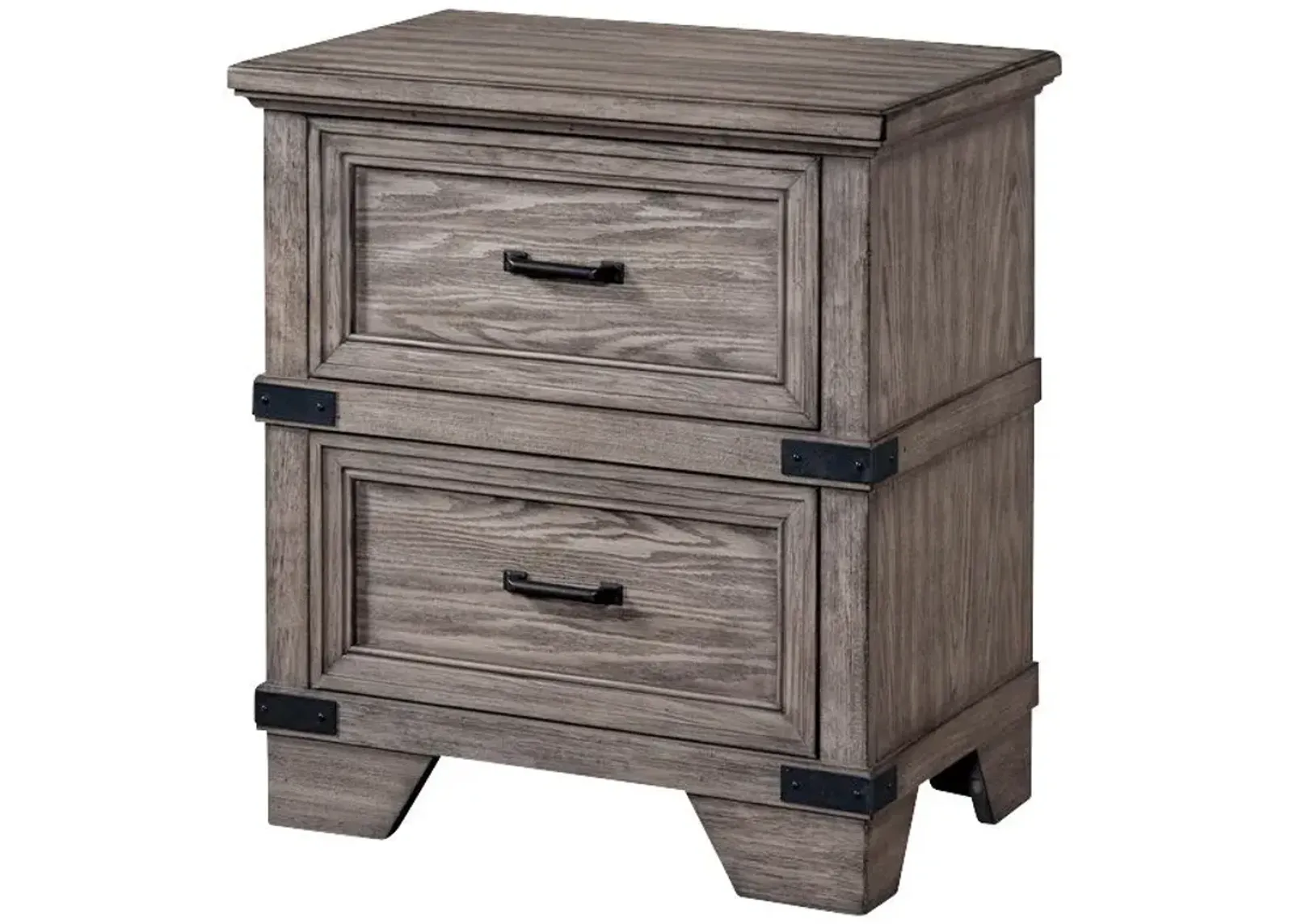 | Forge Nightstand | Brushed Steel