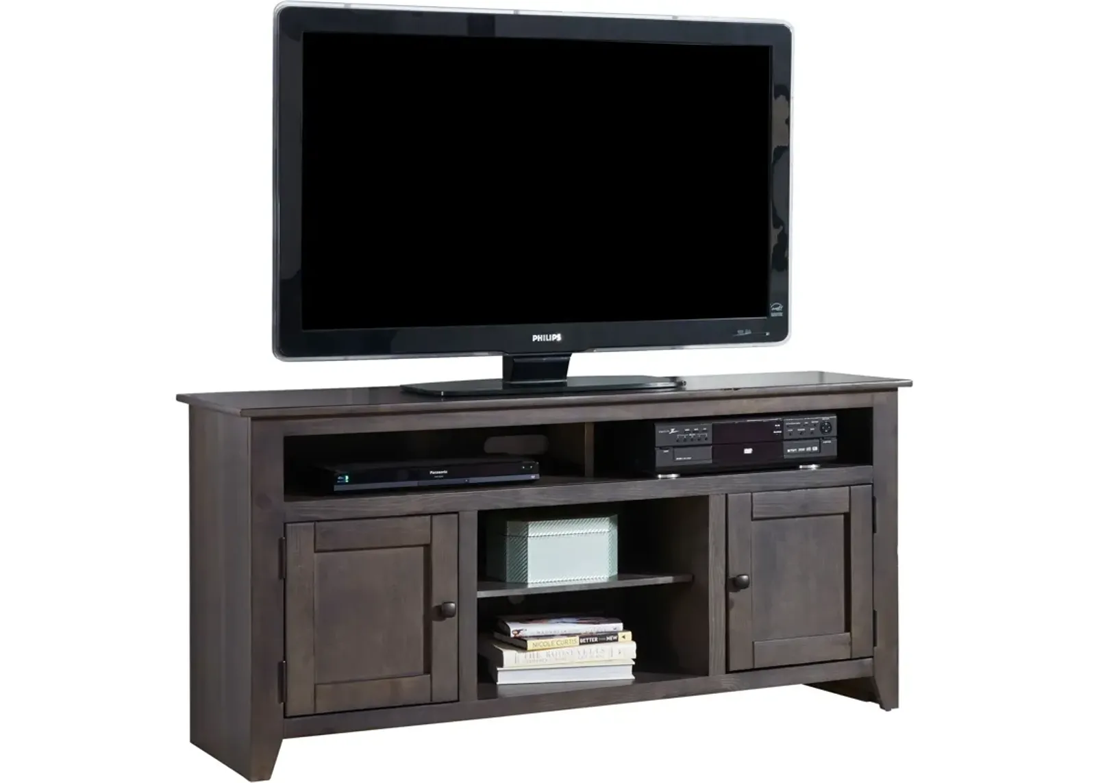 | Wrigley 2 Door Console | Gray