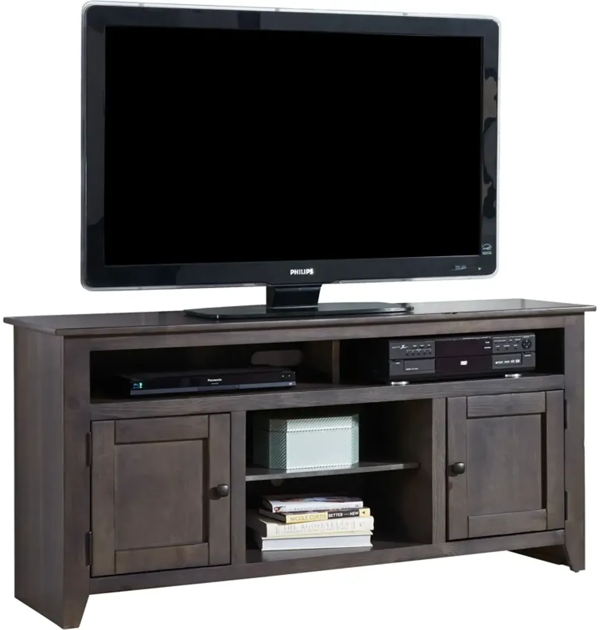 | Wrigley 2 Door Console | Gray