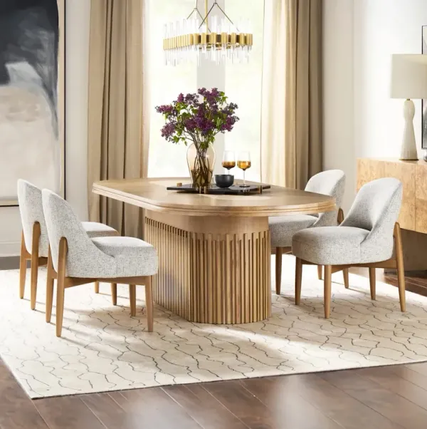Edge 5-Piece Oval Dining Set