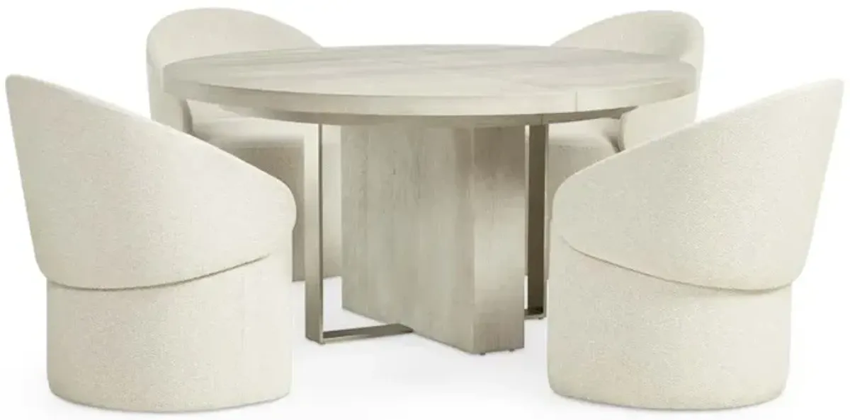 Tempo 5-Piece Round Dining Set