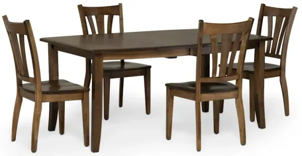 Hatfield 5-Piece Rectangular Table Dining Set