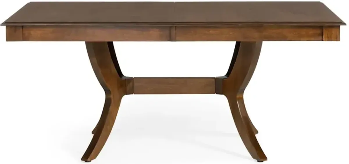 Core 5-Piece Trestle Dining Set - Wood Trim Side Chairs