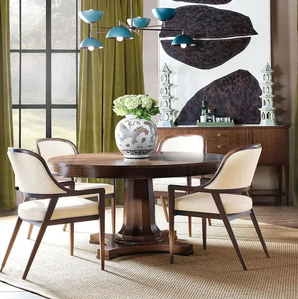 Archives 5-Piece Round Dining Set