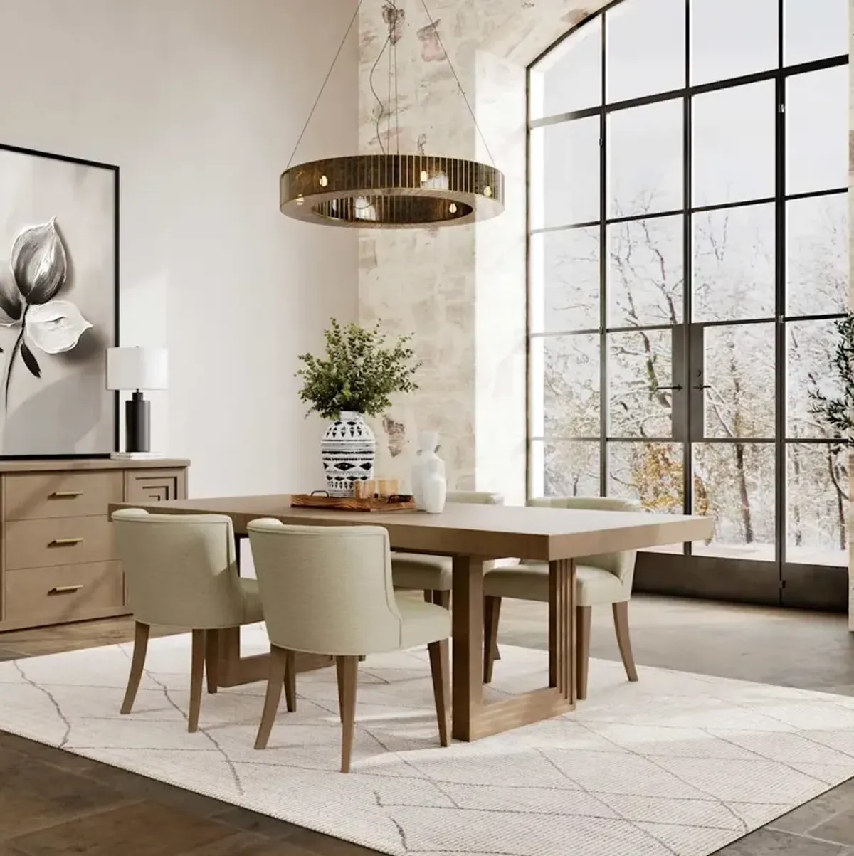 Christie 5-Piece Rectangular Dining Set