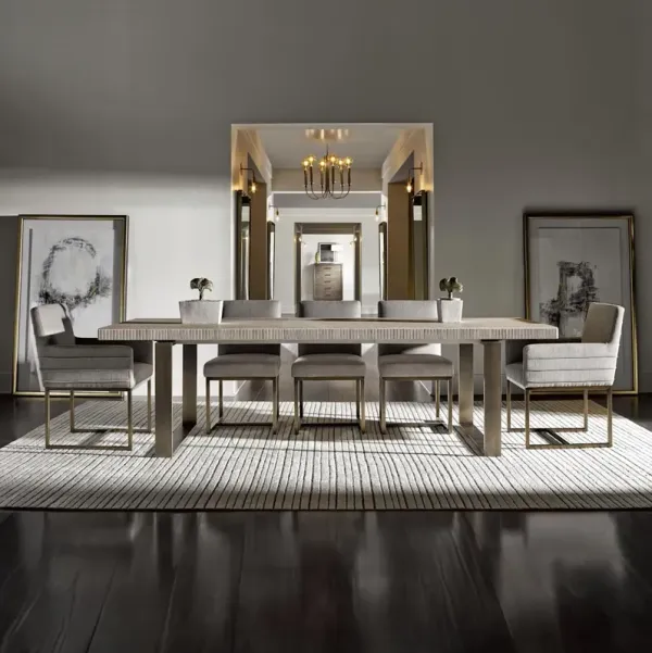 Modern-Quartz 5-Piece Rectangular Dining Room Set
