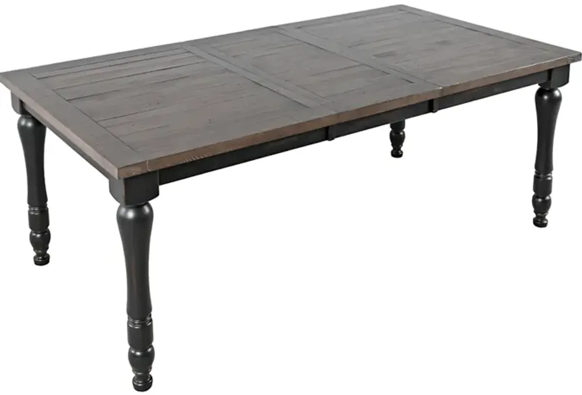 Ginger 5-Piece Rectangular Dining Set - Black