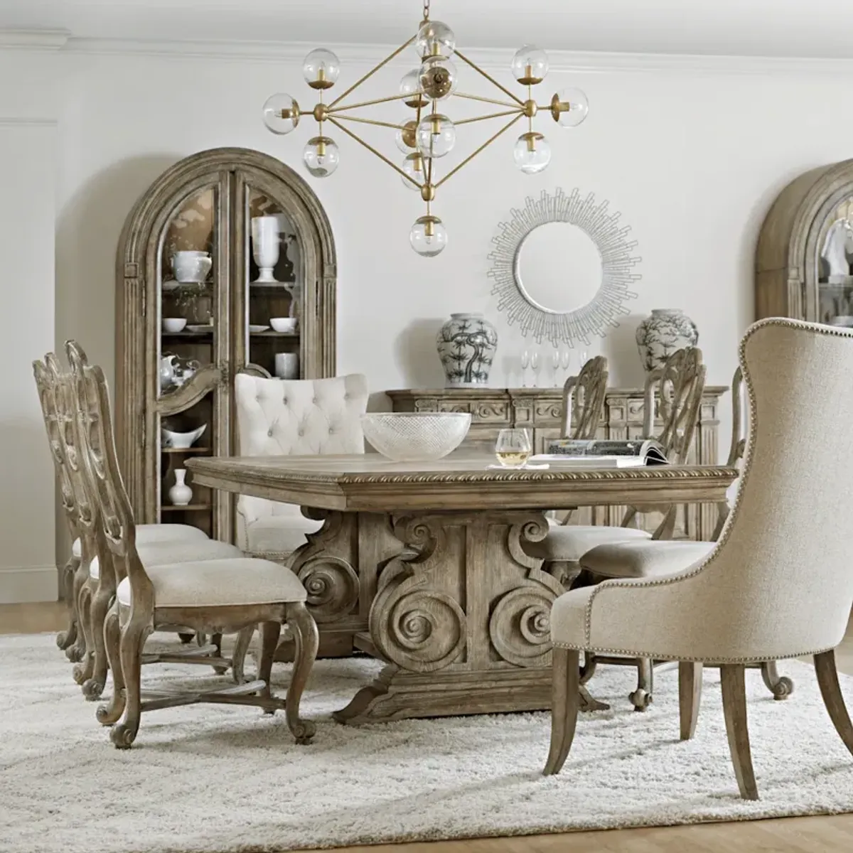 Castella 5-Piece Rectangular Dining Room Set