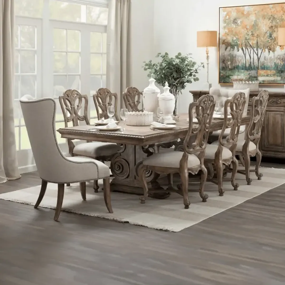 Castella 5-Piece Rectangular Dining Room Set