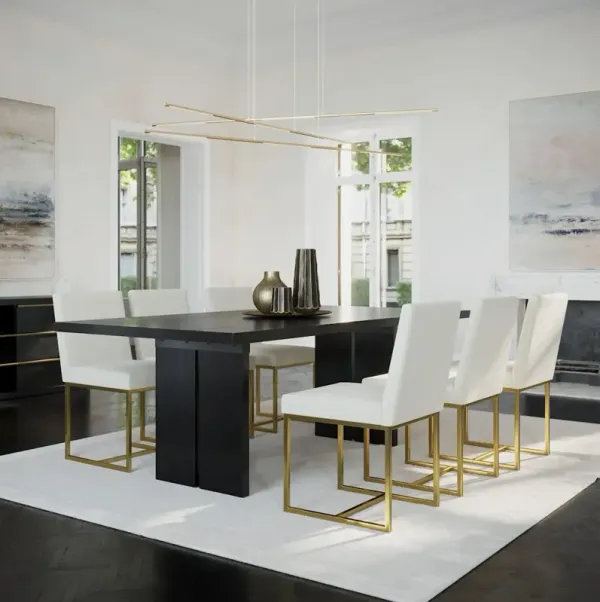 Modern 5-Piece Rectangular Dining Set