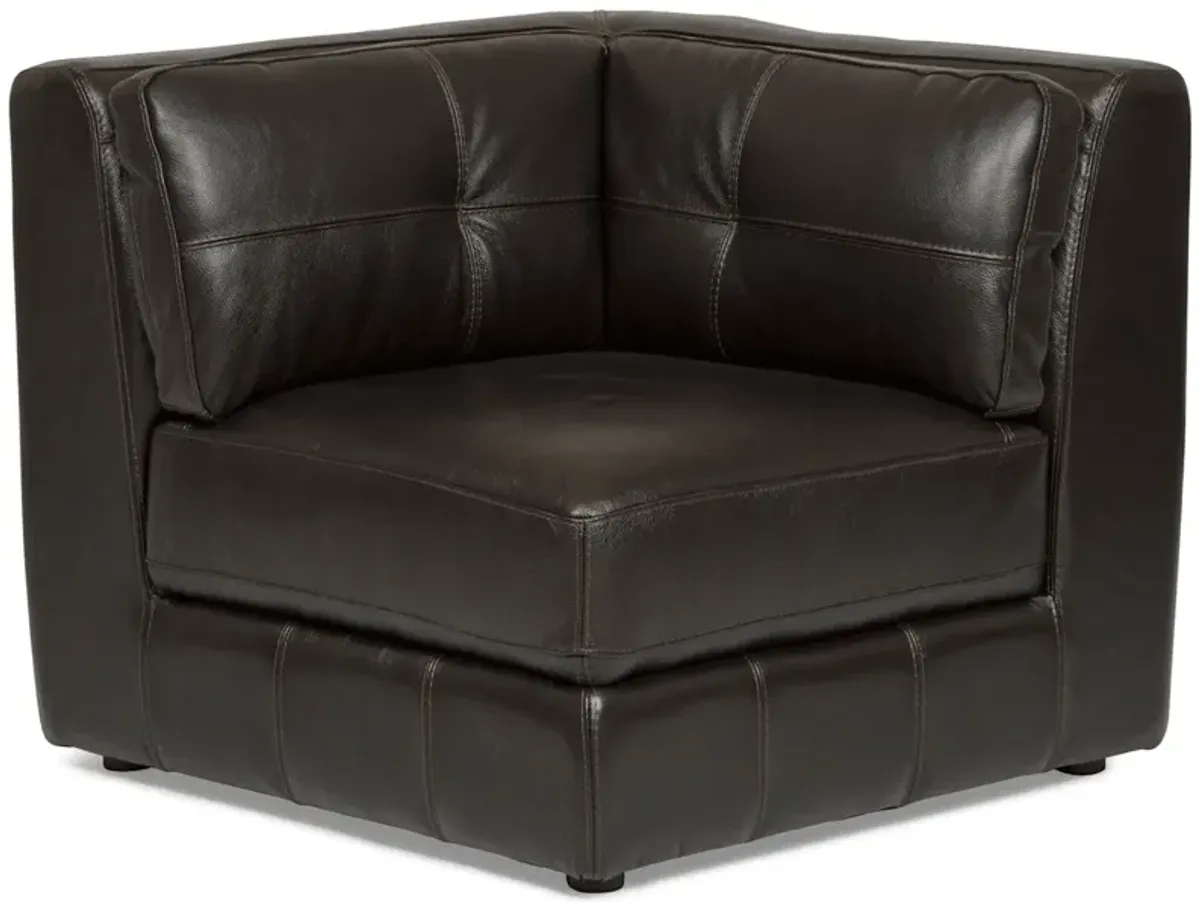 Penthouse Leather 6 Piece Modular Sectional - JAVA