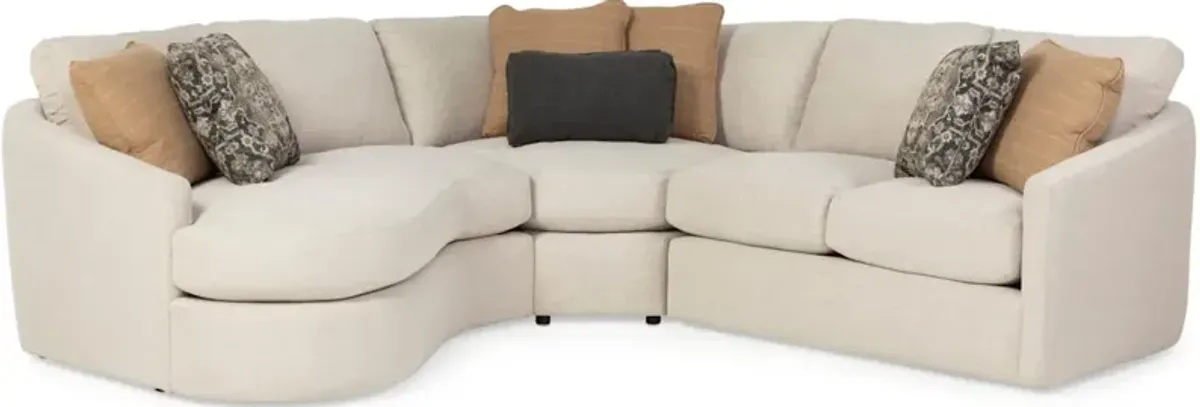 Ira 4 Piece Sectional with LAF Cuddler