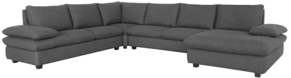 Luca 4-Piece Sectional with RAF Chaise