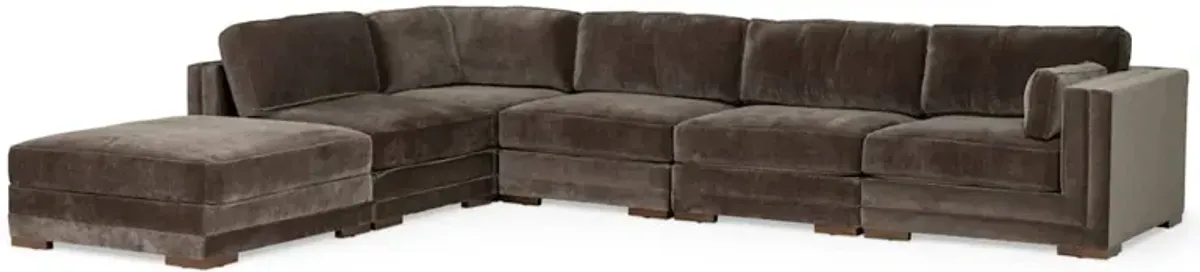 Rumi 6-Piece Sectional with RAF Chair