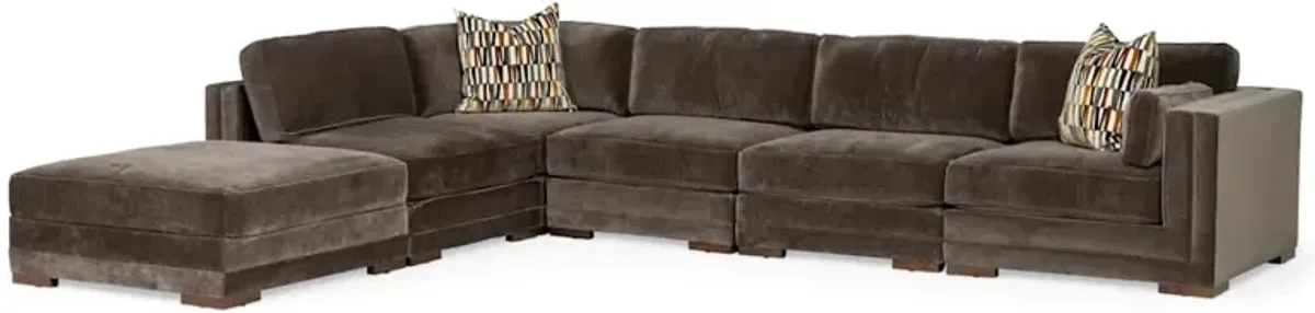 Rumi 6-Piece Sectional with RAF Chair