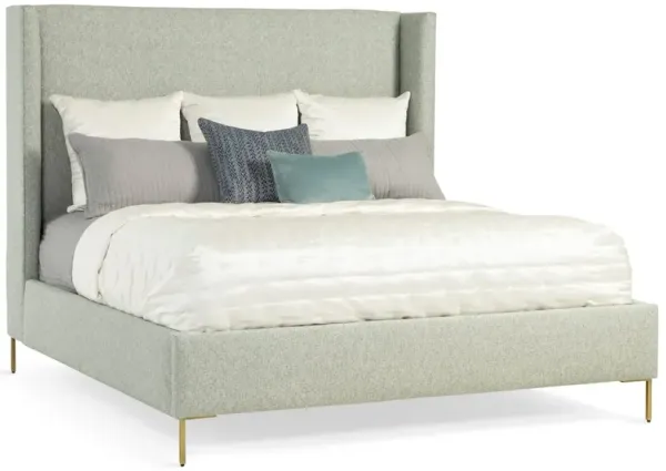 Details King Wing Upholstered Bed