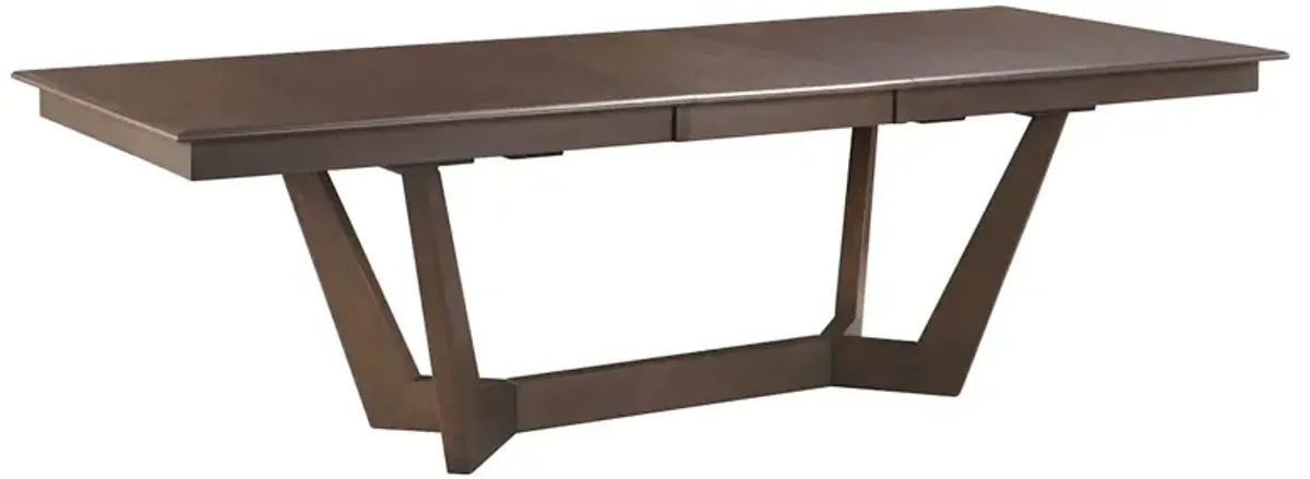 Kafe Trestle Dining Table - Mocha