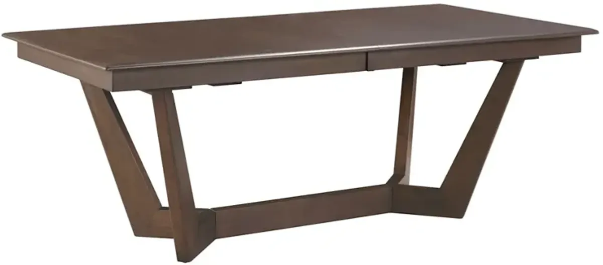 Kafe Trestle Dining Table - Mocha