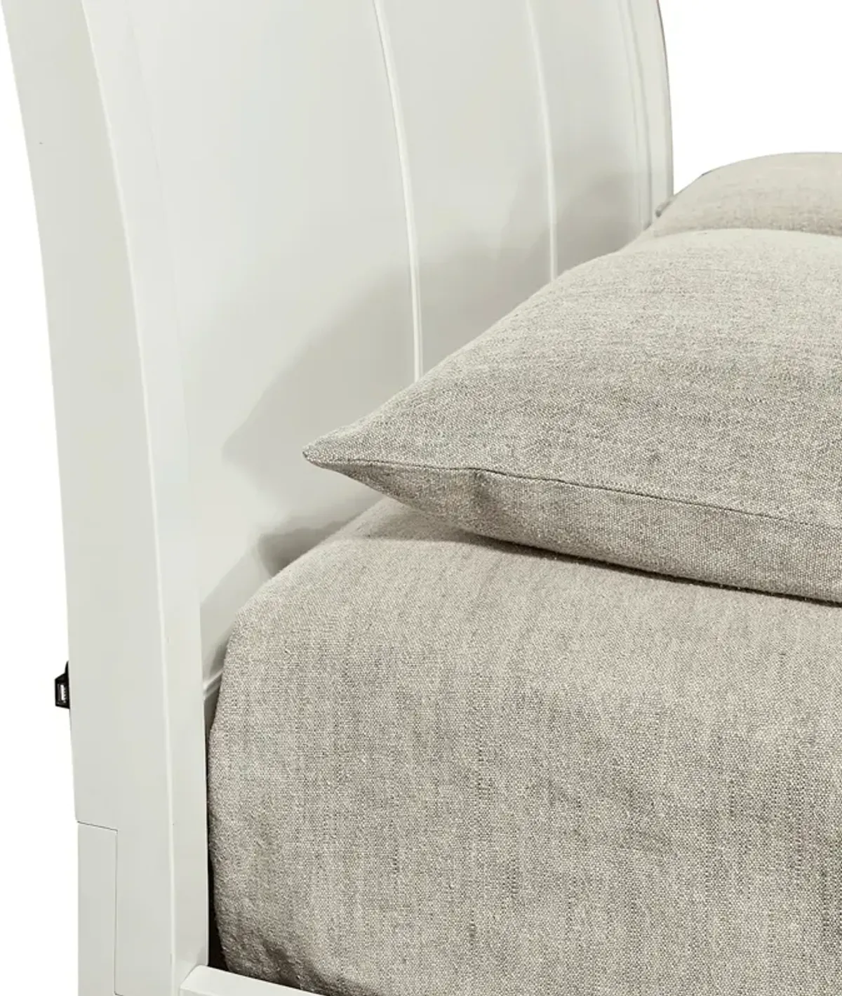 Cambridge King Sleigh Storage Bed - White