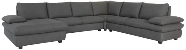 Luca 4-Piece Sectional with RAF Sofa