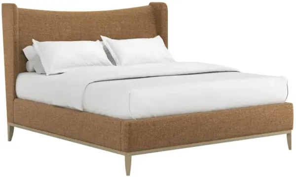 Elenna King Shelter Bed - Coral