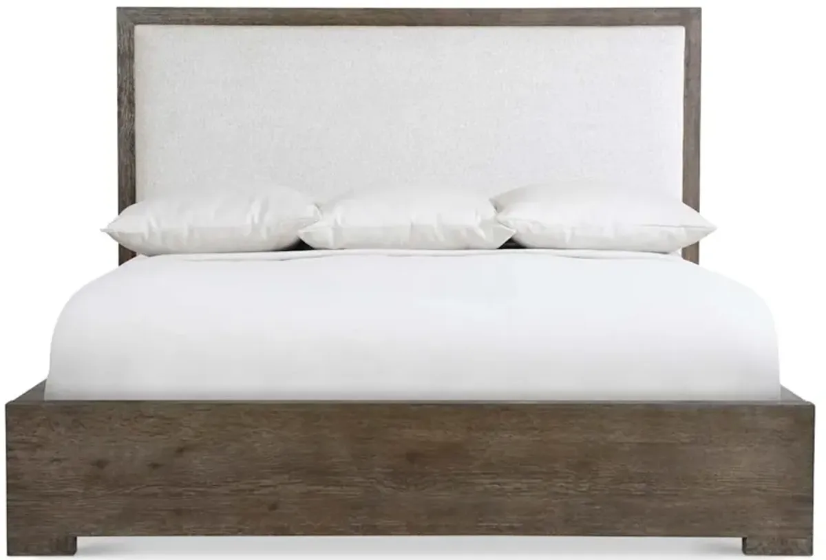 Outline Queen Upholstered Panel Bed