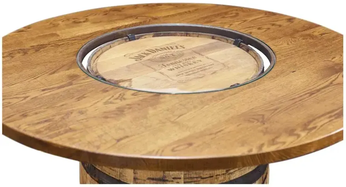 Whiskey Barrel Dining Table
