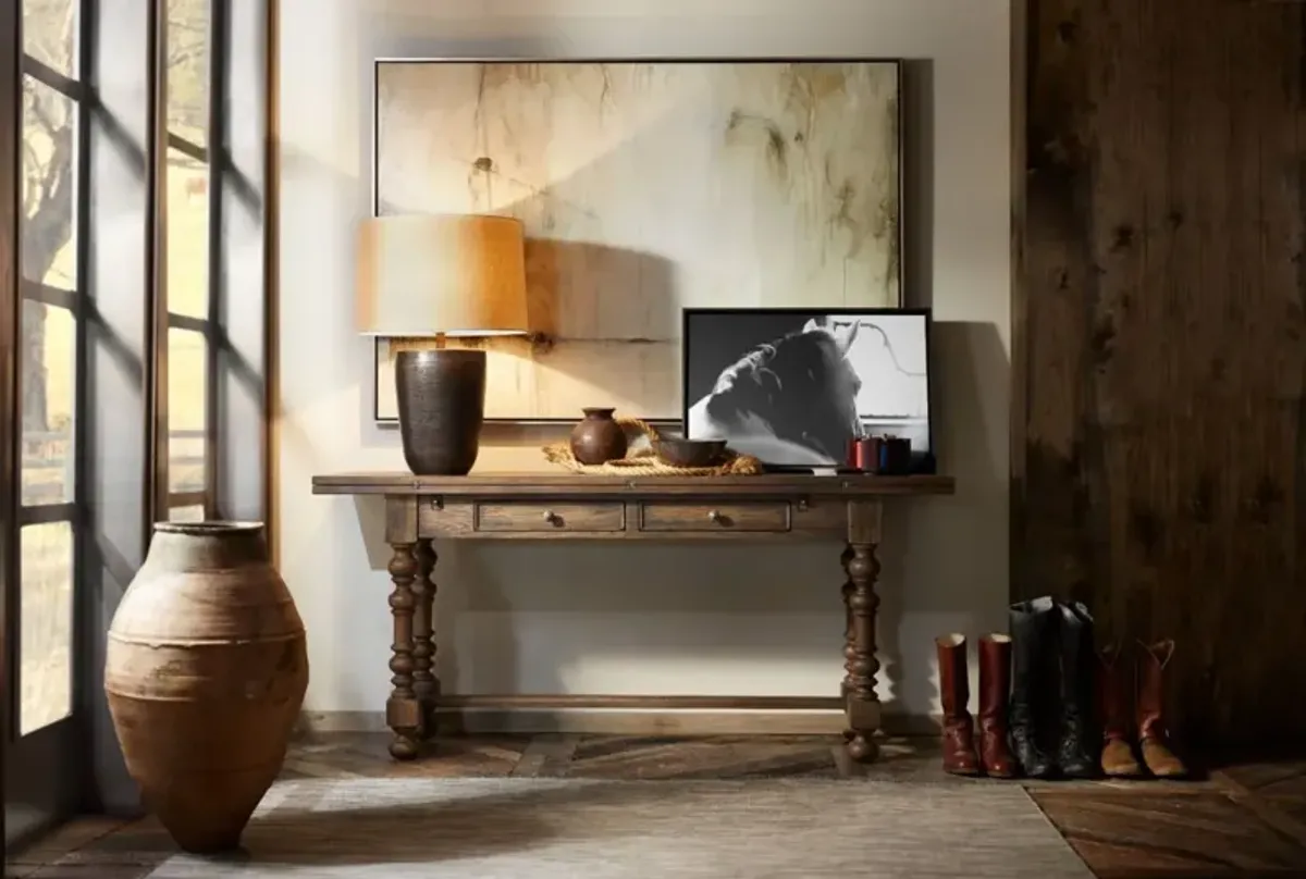 Hill Country Flip-Top Console Table