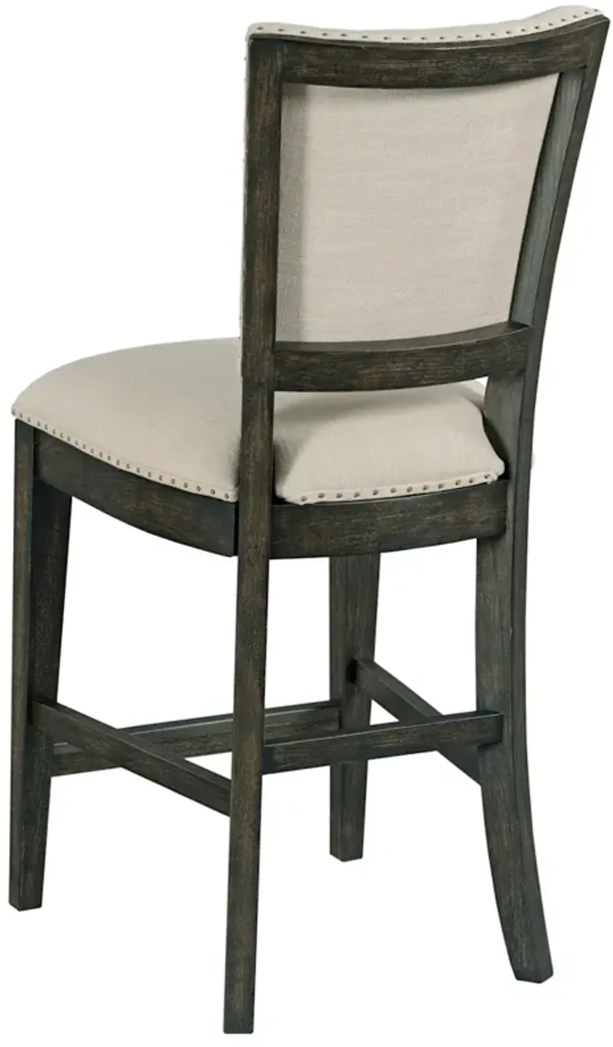 Plank Road Kimler Upholstered Counter Height Chair - CHARCOAL