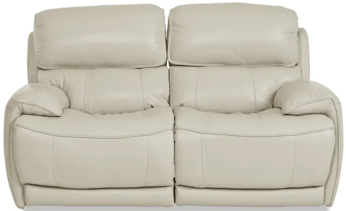 Breeze Leather Power Reclining Loveseat