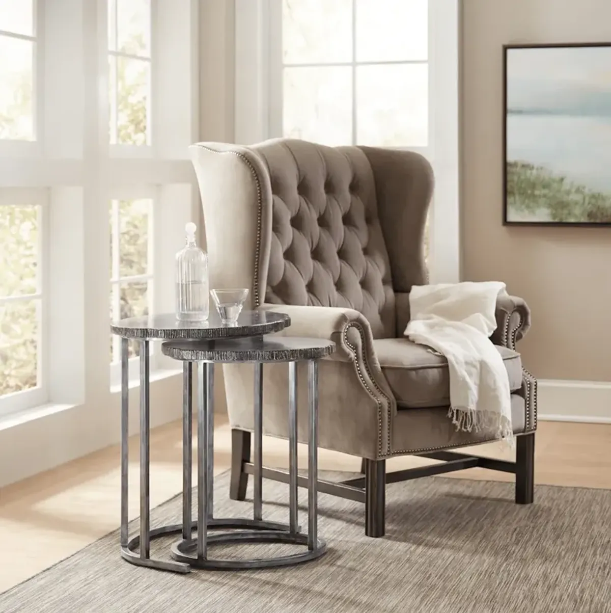 Naomi Nesting Tables, Set of Two