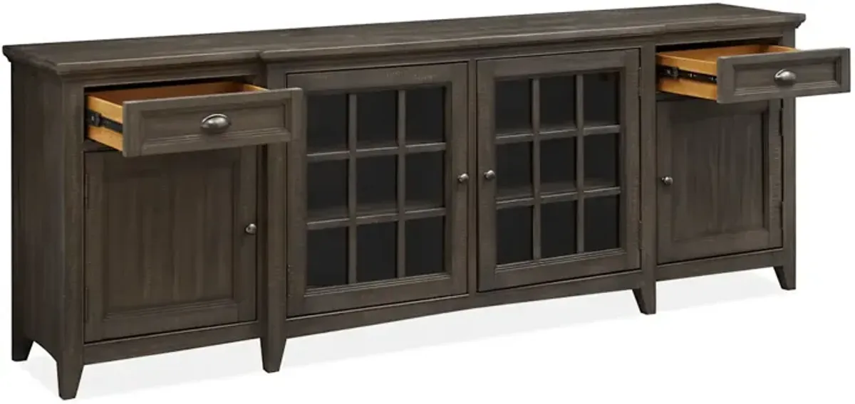 Arlington 90-Inch TV Stand - Graphite